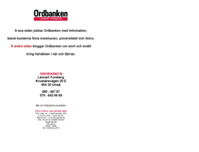 Tablet Screenshot of ordbanken.se